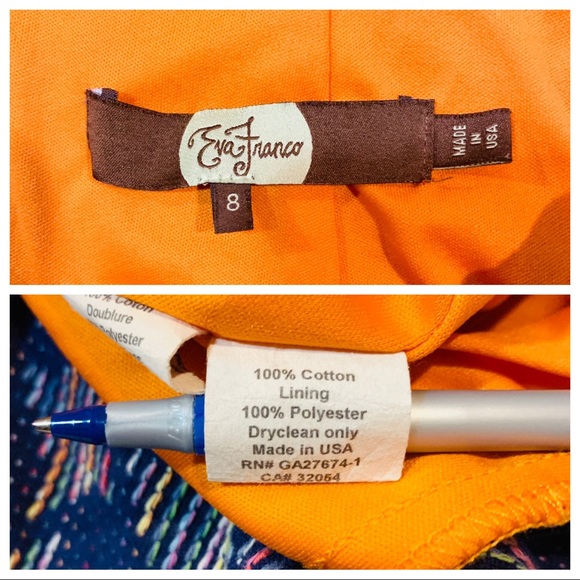 ❌sold❌ Eva Franco Rainbow Ruffle Pencil Skirt - Picture 8 of 8